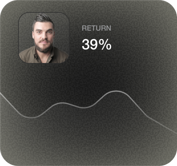 Rendimiento de copy trader